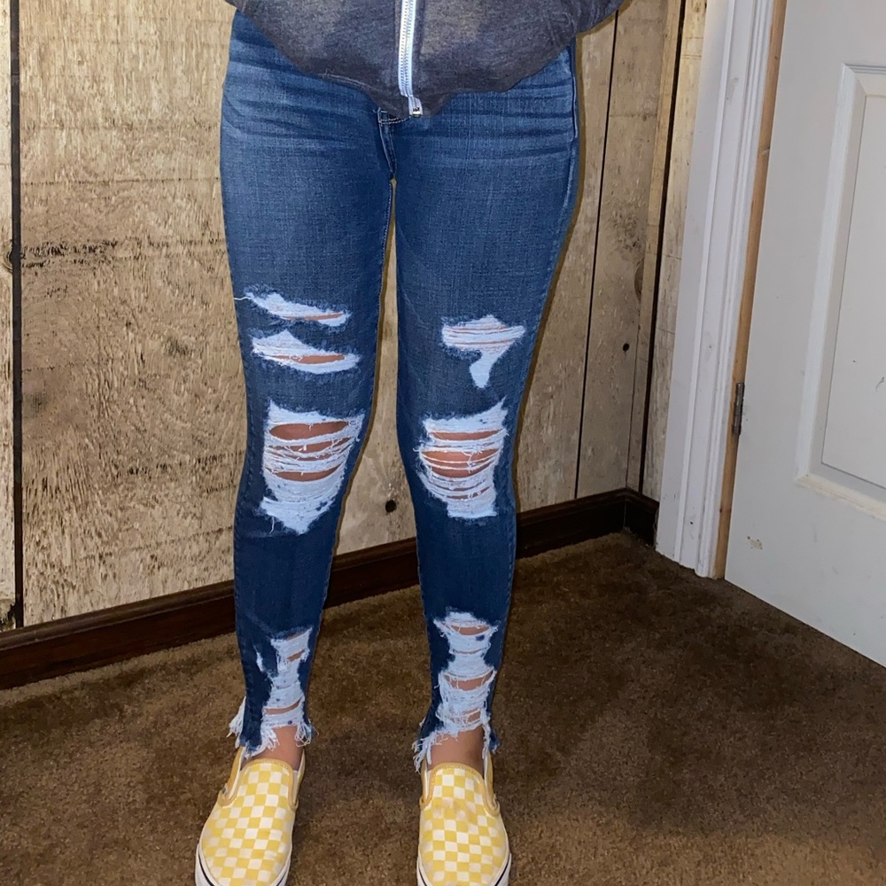 American Eagle high waisted skinny jeans